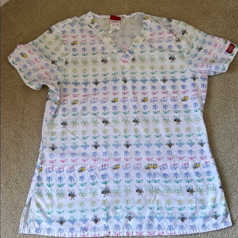 Dickie’s Bumblebee Scrub Top